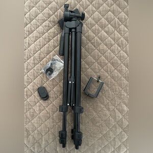 Polarduck Laser Level Tripod Phone Stand: 51-inch 130cm Aluminum Tripod -NWOB